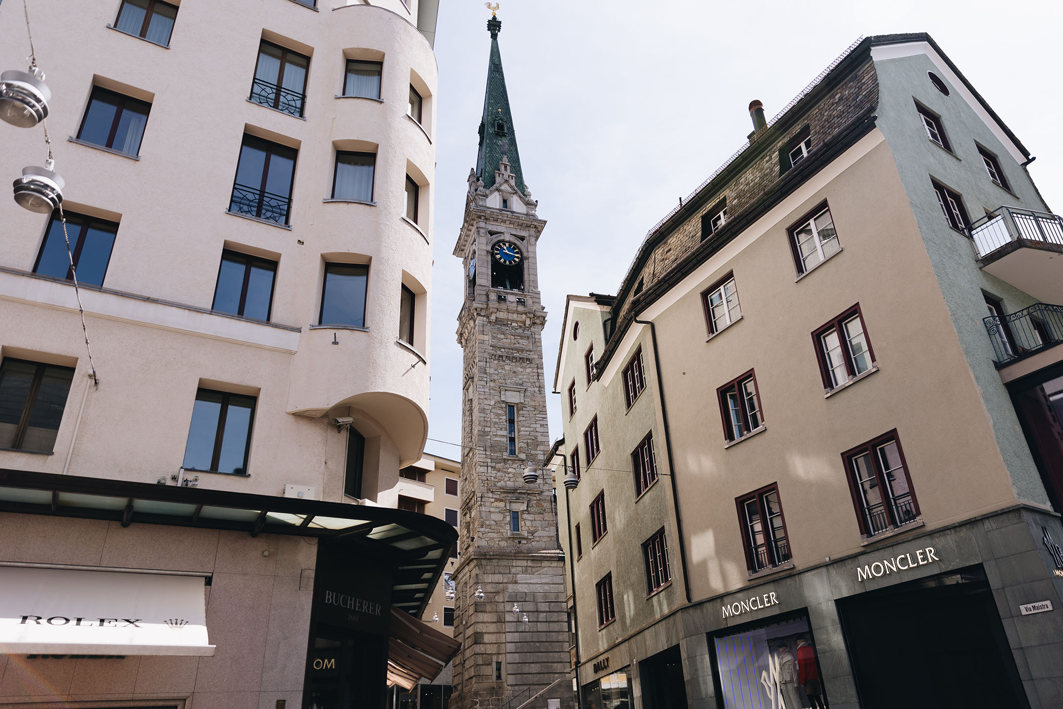 Turm evang. Dorfkirche | St. Moritz